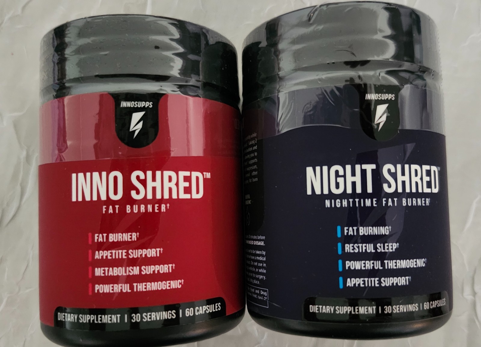 Inno Supps Fat Burner and Night Shred Sleep Support Fat Burner set – Free Ship!