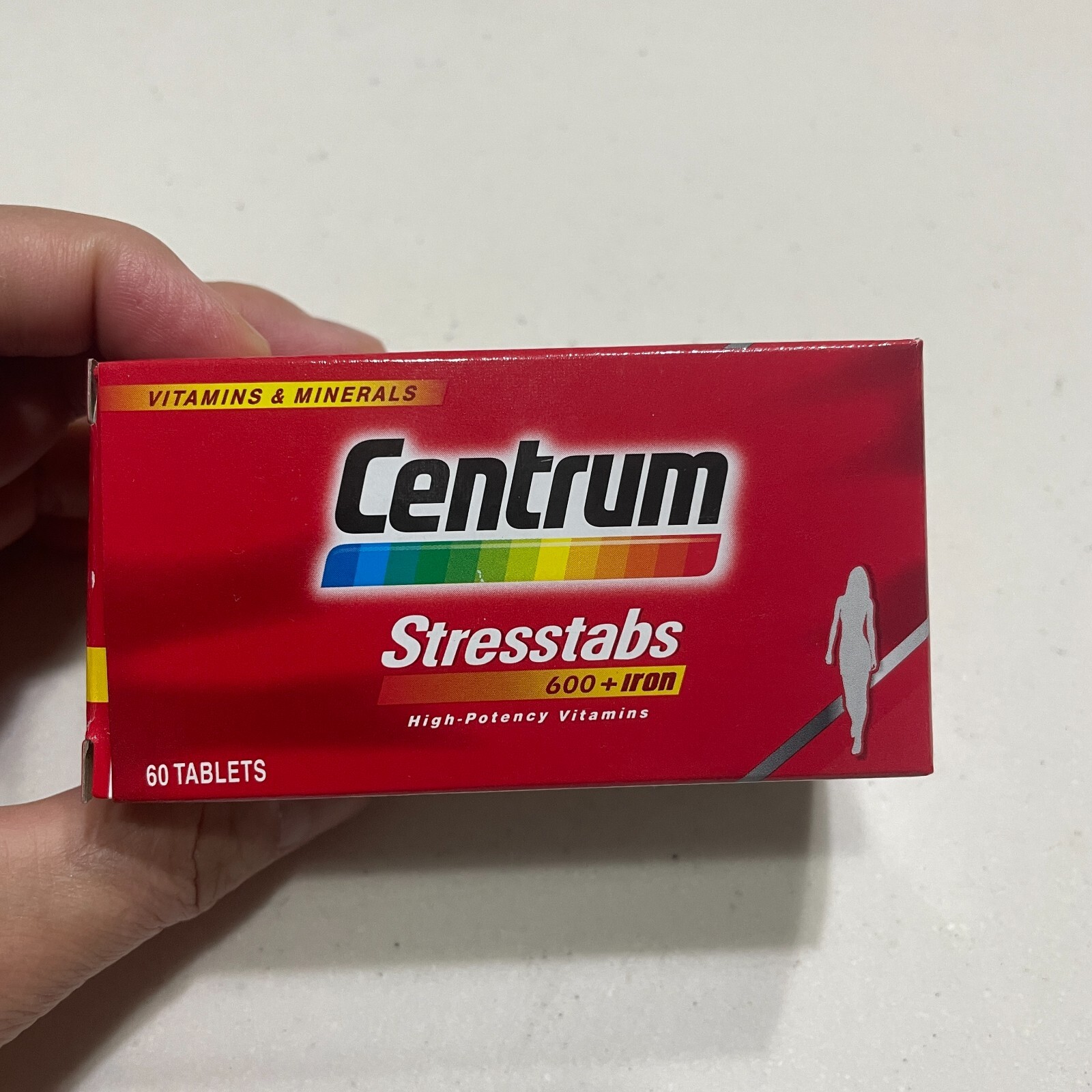 5x 60 Tablet Stresstabs 600 Vitamin Iron Minerals High Relieve Stress Zinc
