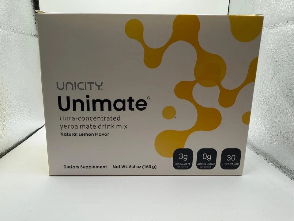 Unicity Unimate Lemon 60 Pkts & Balance 30 Sticks Sealed Exp 09/2027 Free Ship