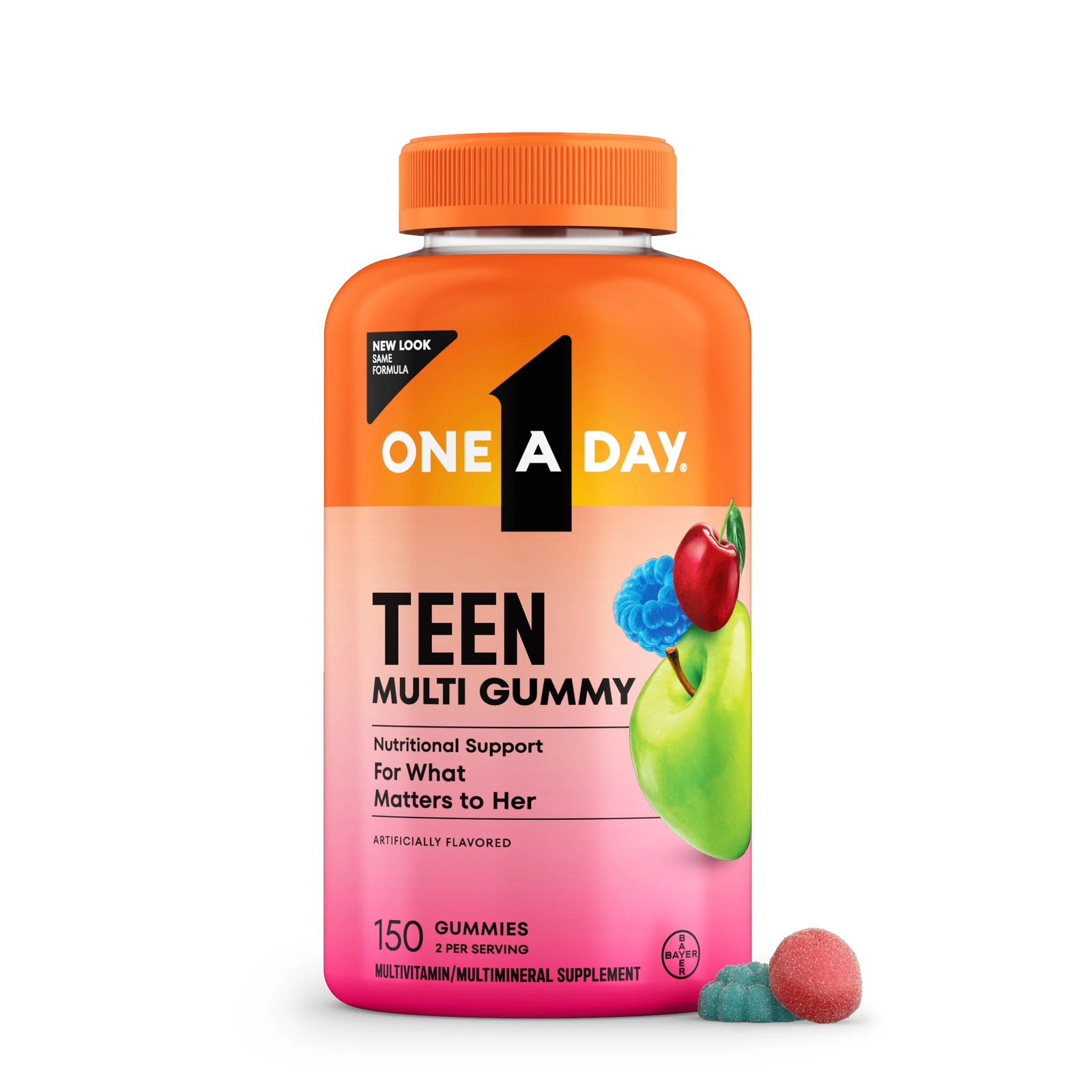 NEW Teen Girl Multivitamin Gummies 150 Count Skin Health Support