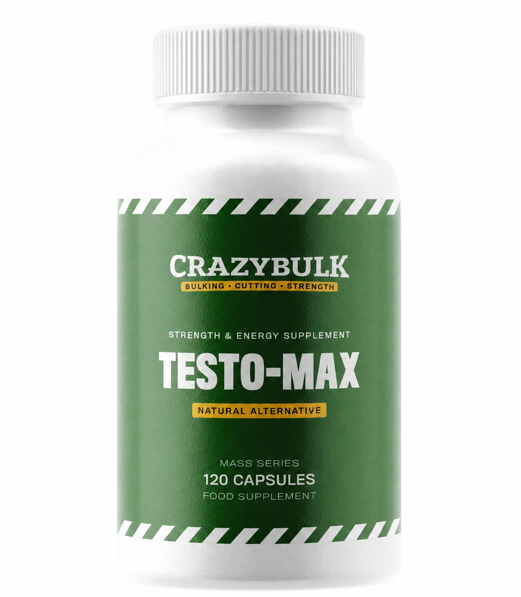 CrazyBulk Testo-Max Testosterone Booster – Bodybuilding Muscle Growth