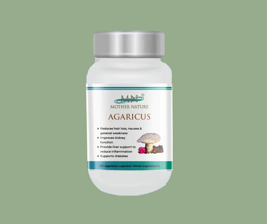Agaricus Supplement (1000mg) – 120 capsules
