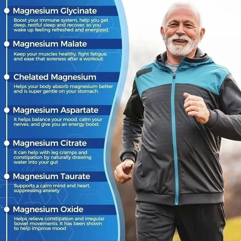 Viyouth Magnesium 7 Complex – Supports Sleep & Bone Health – 120ct