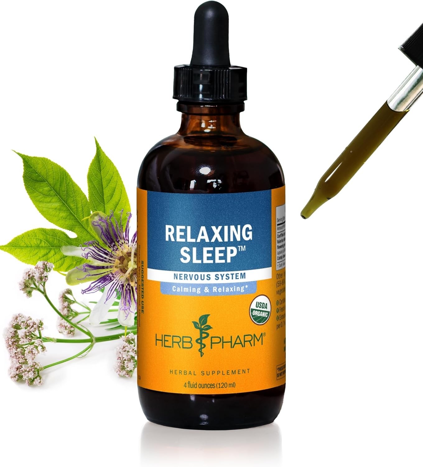 Herb Pharm Relaxing Sleep, USDA Organic 4 fl.oz / 120 mL