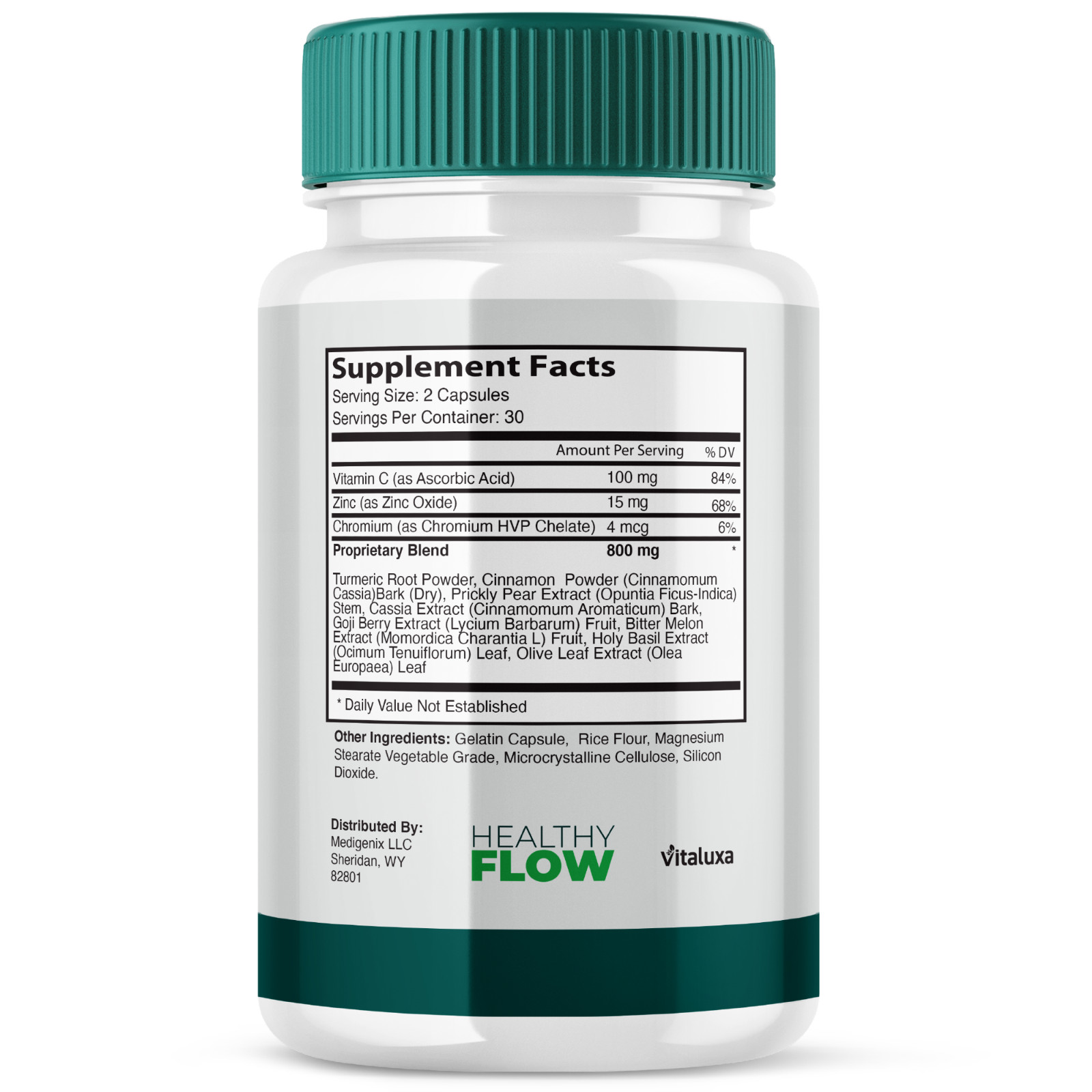 (3 Pack) Healthy Flow Cleanse Capsules, HealthyFlow Blood Support (180 Capsules)