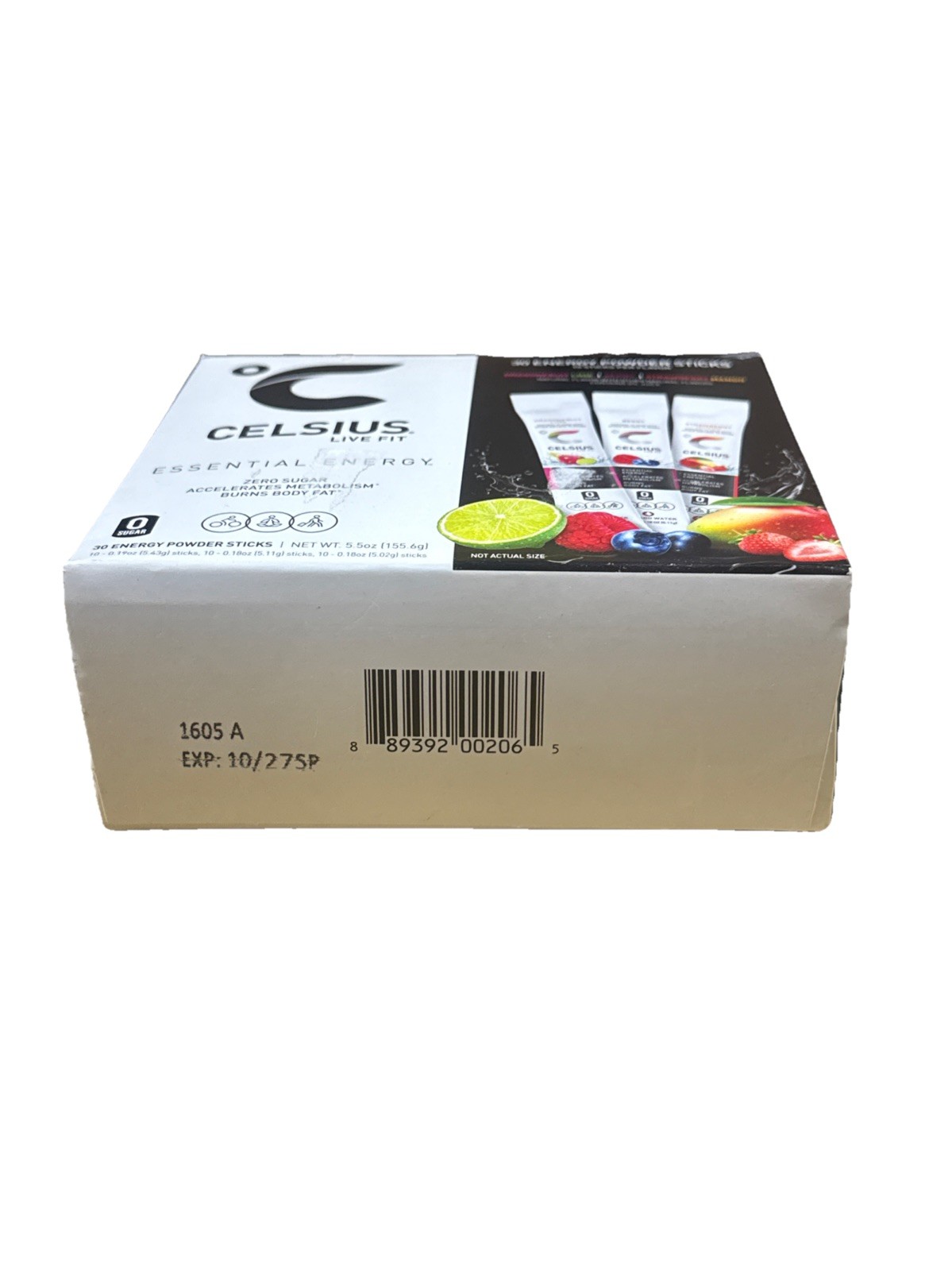 30 CELSIUS LIVE FIT ESSENTIAL ENERGY POWDER STICKS ASSORTED, FLAVORS, ZERO SUGAR