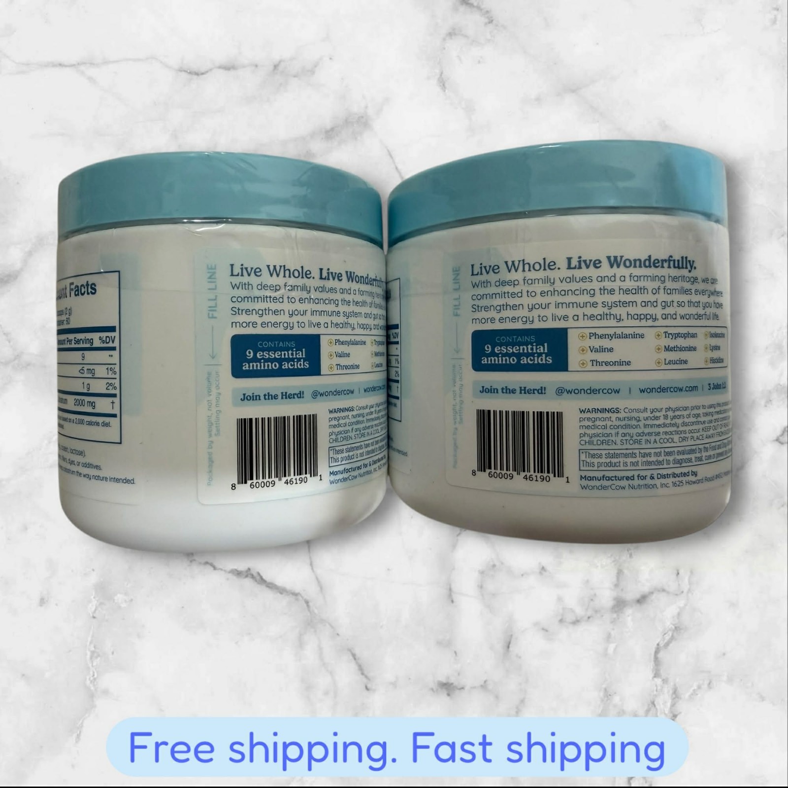 FOR 2 Wondercow Colostrum Powder Gut Health Immune Support Recovery 60 Servings