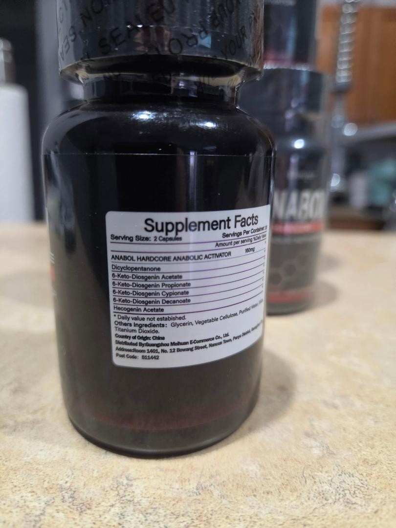Anabol Hardcore Anabolic Muscle Builder – 60 Capsules – by Nutrex