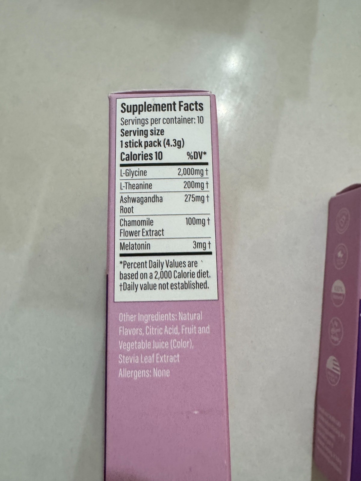 Lot of 2 Mixhers Hernightly Raspberry Sleep Support Drink Mix Bb 2/2025