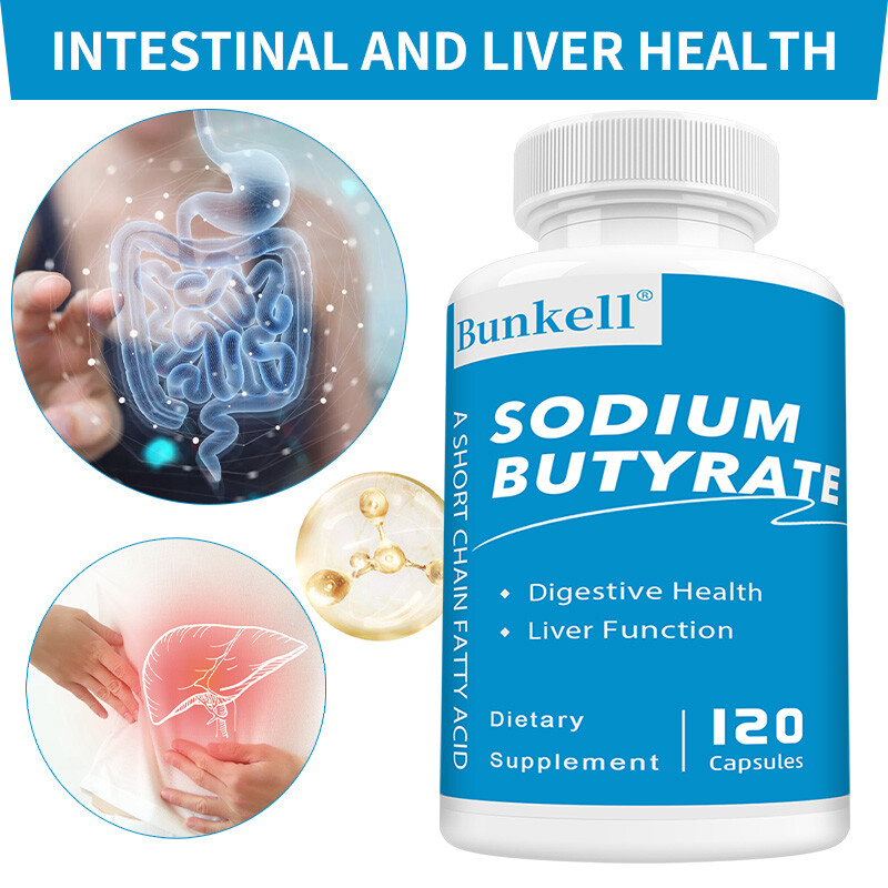 Sodium Butyrate Capsules – Supports Digestive,Liver And Gut Function Health