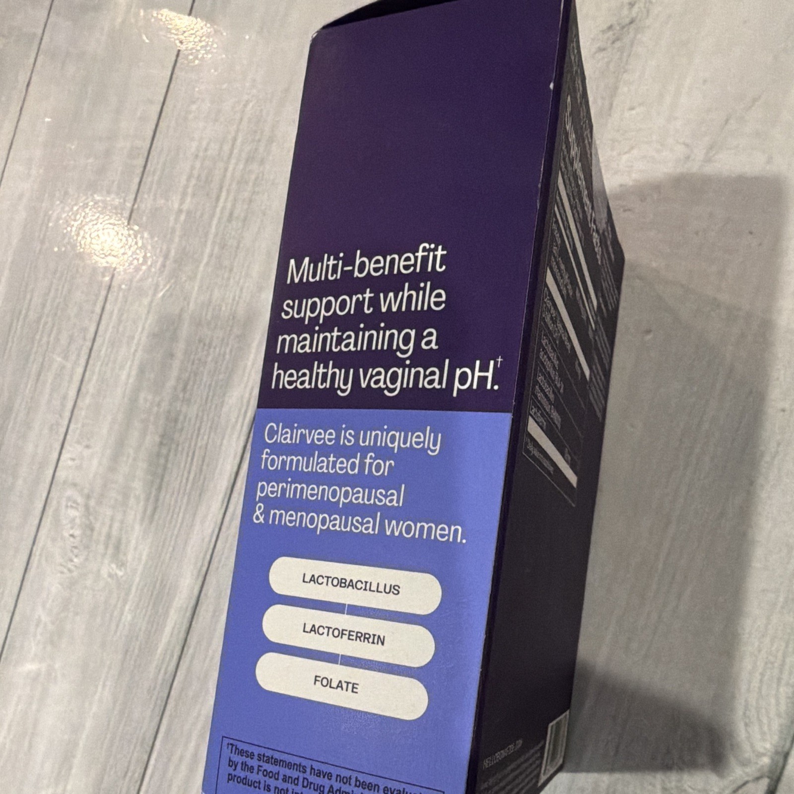 Bonafide Clairvee Vaginal Health Pre+Probiotic 15 Capsules Exp 07/2027