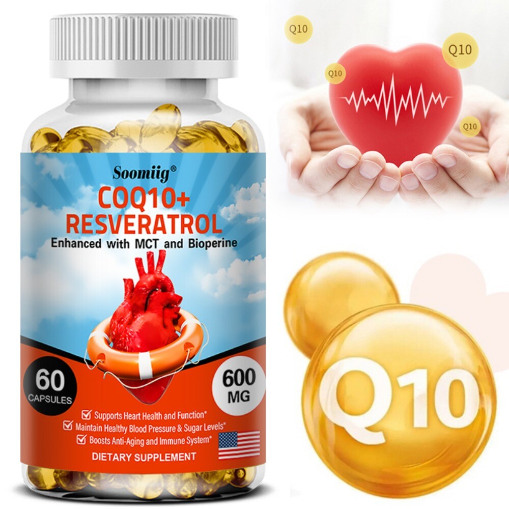 Soomiig CoQ10 300 mg. 30/60 Capsules Heart Health Energy