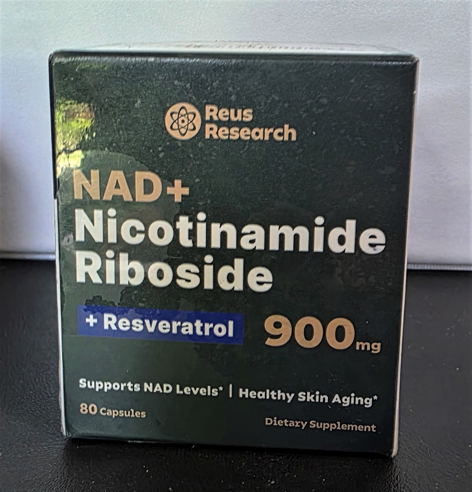 Nad+ Nicotinamide Riboside +Resveratrol, 900mg,80 Capsules Exp: 11/30/2026