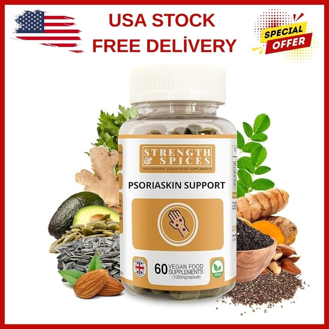 Strength & Spices Psoriaskin Supplement, Immune System Booster with 31…