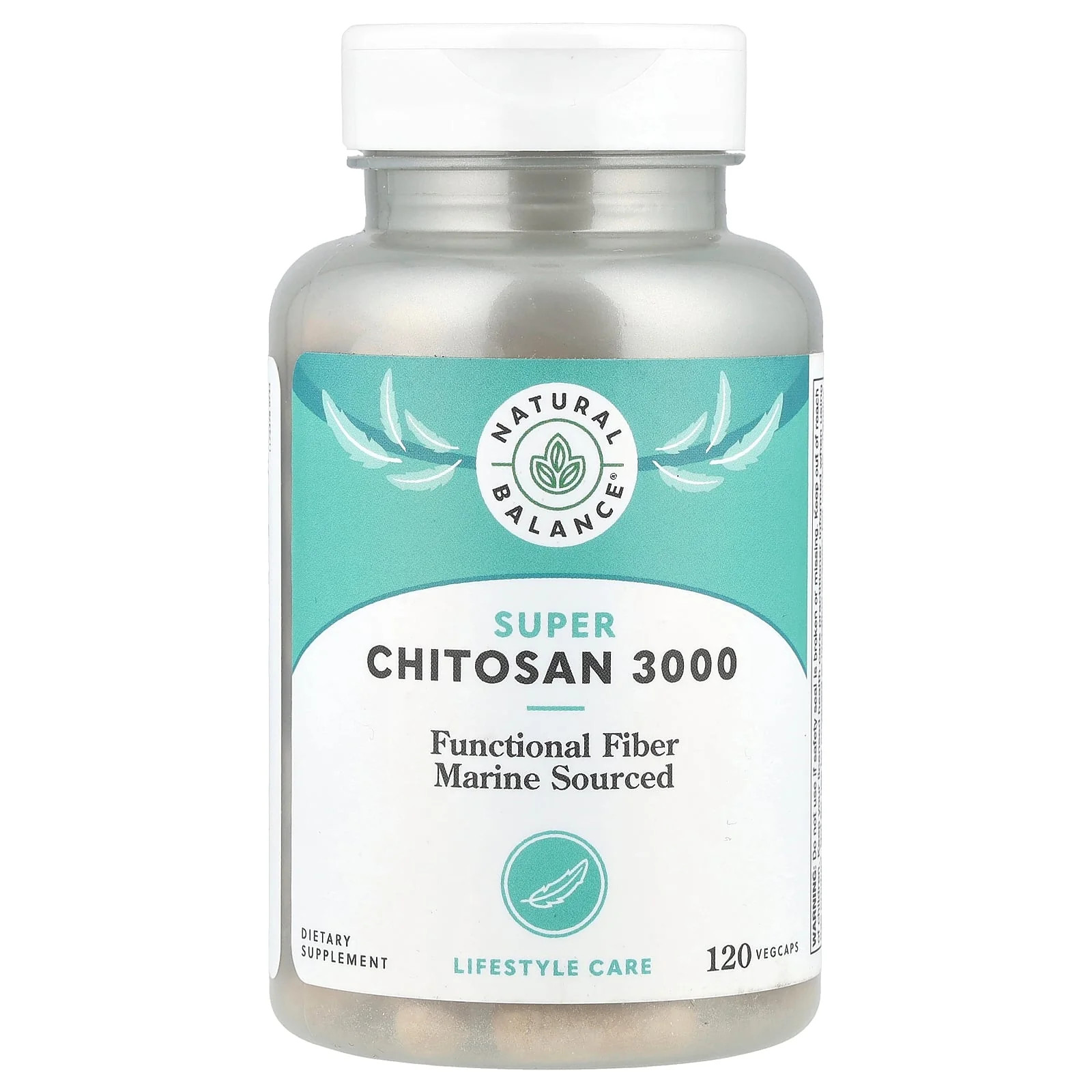 2 X Natural Balance, Super Chitosan 3000, 120 VegCaps (750 mg per Capsule)
