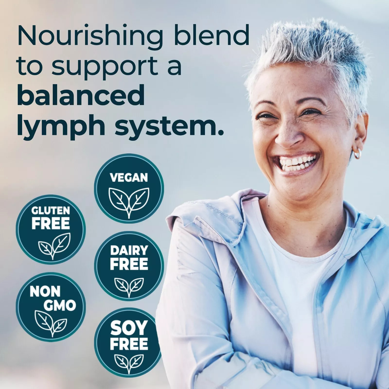 Reduce Supplement Lymphatic Swelling Boost Energy Digestion Detoxify Skin 60 CT