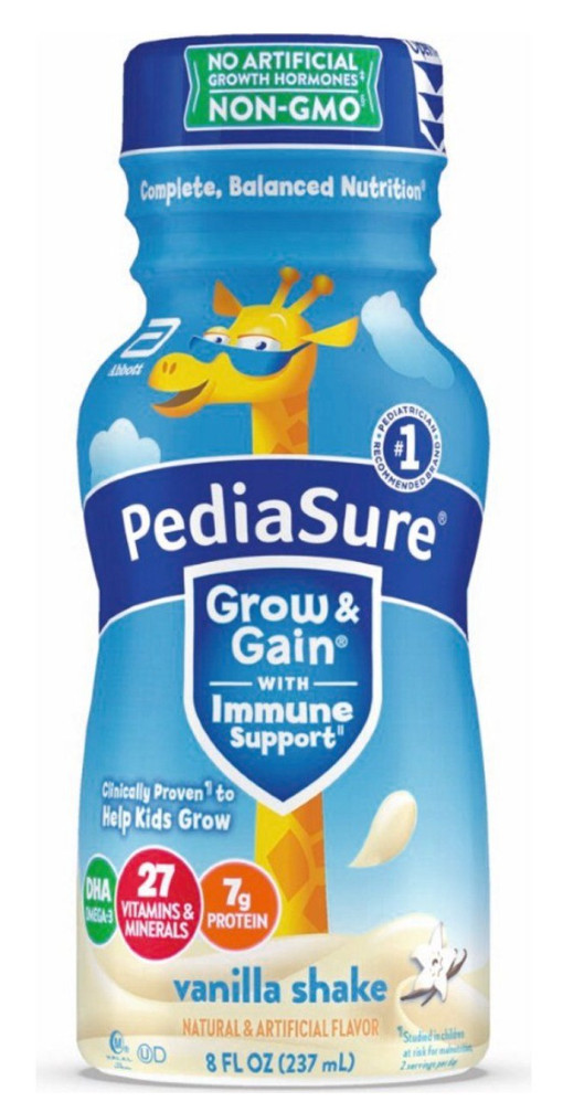 PediaSure Grow and Gain Kids Vanilla Nutritional Shake, 8oz – 24 Count