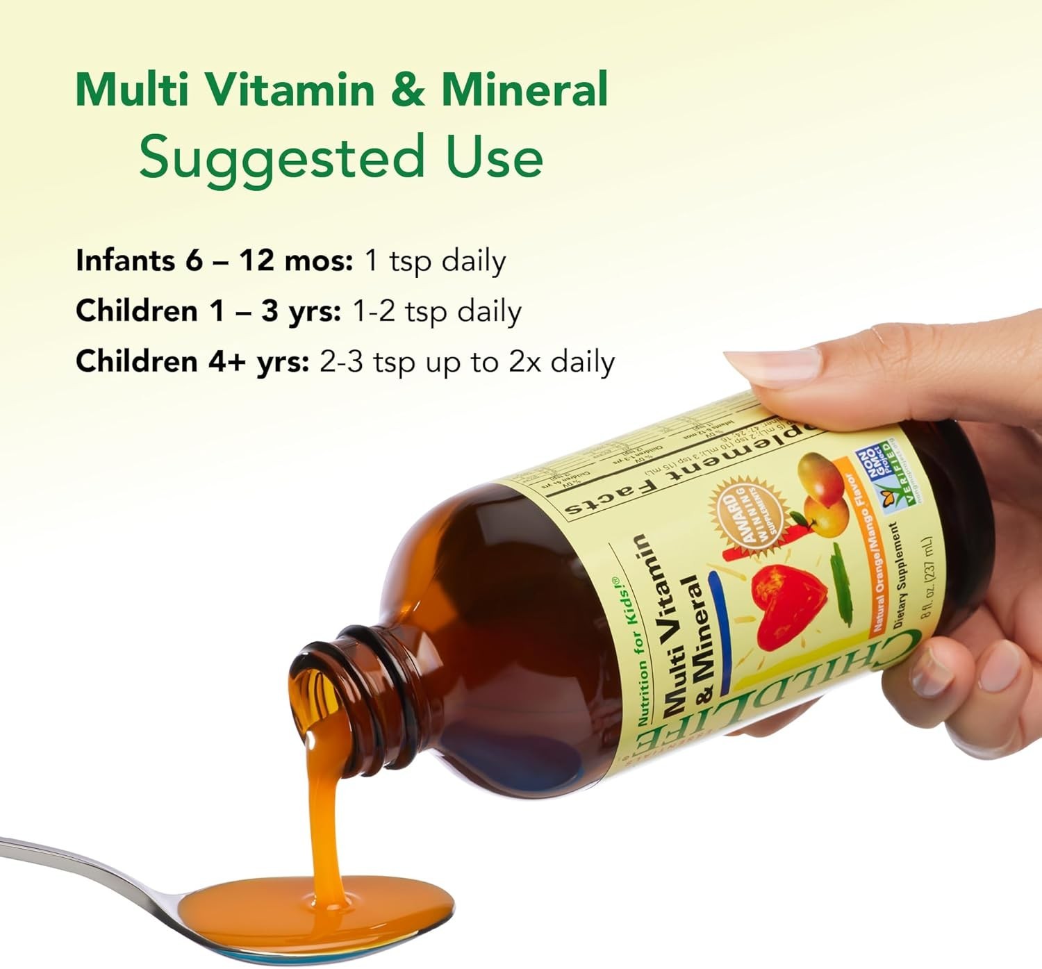 CHILDLIFE ESSENTIALS Kids Multivitamin & Mineral – Kids Vitamins EXP 3/26