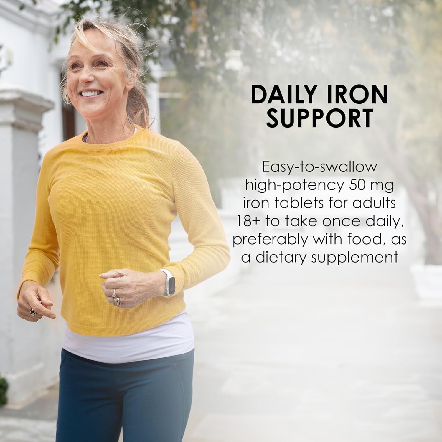 Mason Natural Slow Release Iron (Ferrous) 60 TabS High Potency – PACK OF 3 UNITS