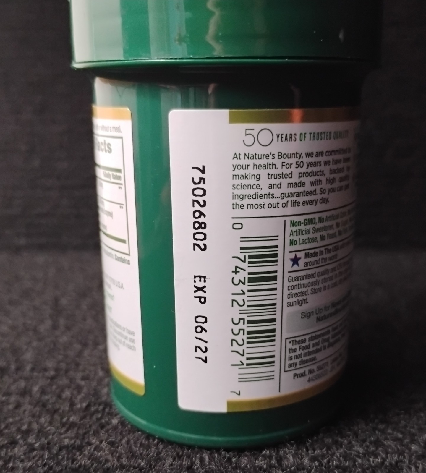 Nature’s Bounty Probiotic GX Unopened