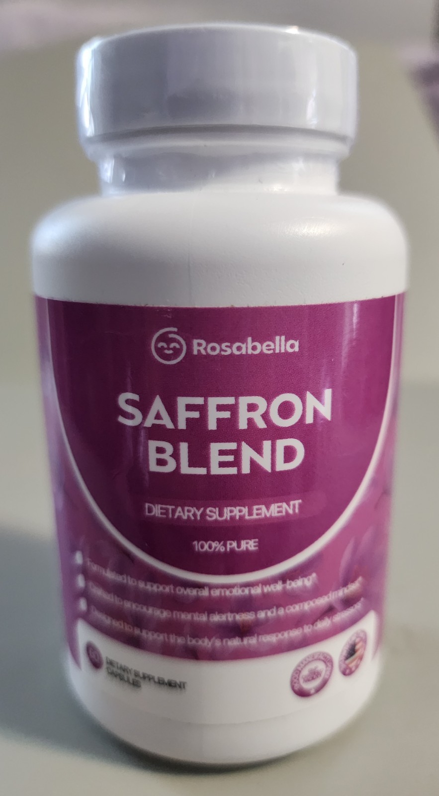 Rosabella Saffron Blend Supplement – Saffron, Supports Mood, Focus & Clarity