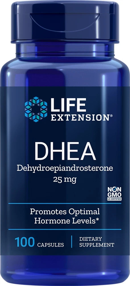 Life Extension DHEA 25 mg, 100 capsules