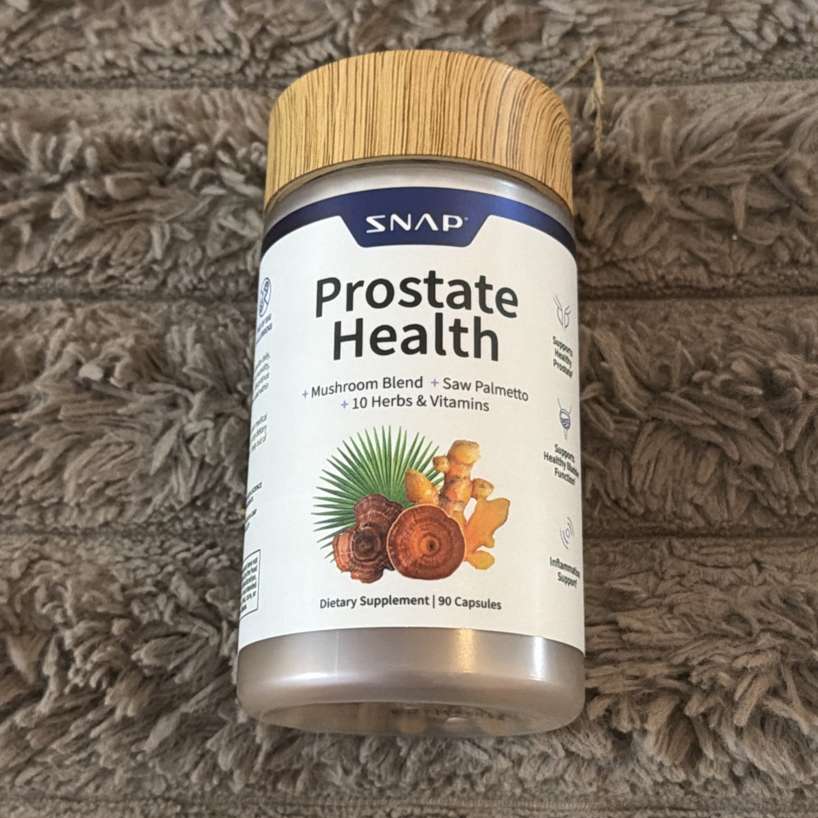 Prostate Health Saw Palmetto Nettle, Turmeric Urinary Bladder Immune Health