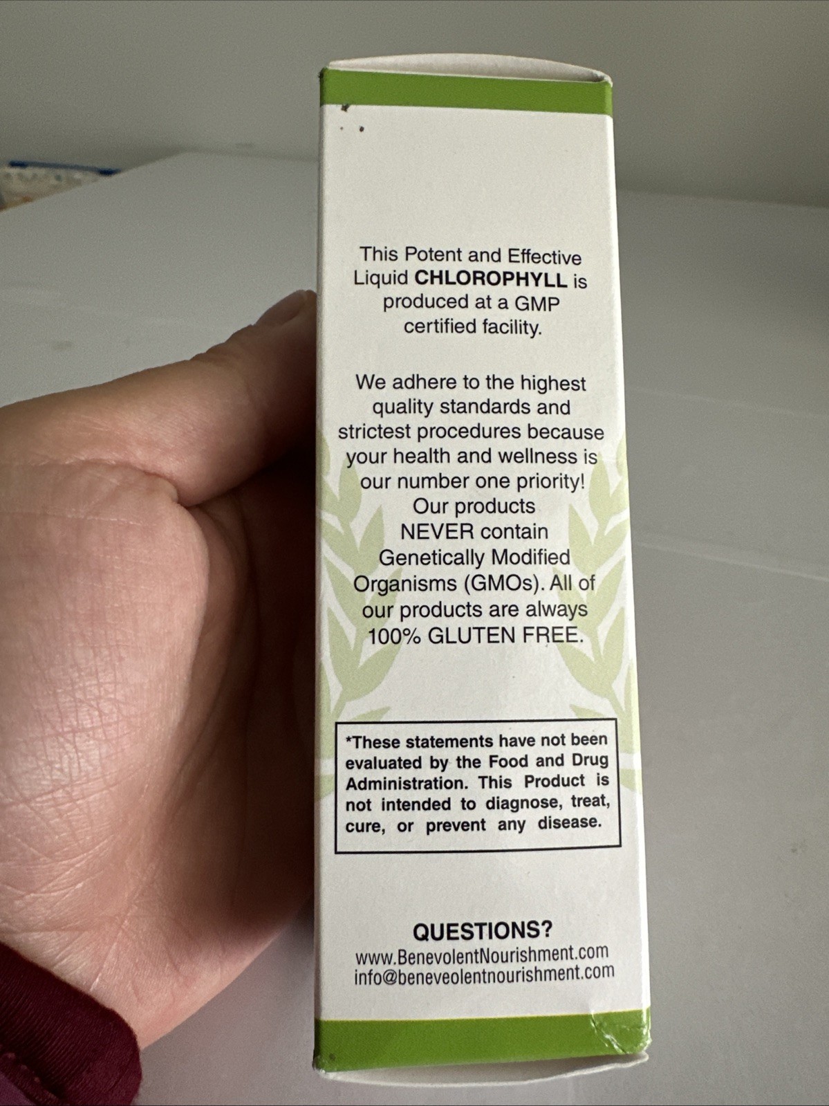 Benevolent Liquid Chlorophyll Drops – 2 Fl Oz