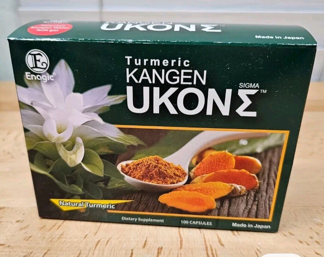 TURMERIC KANGEN UKON by ENAGIC 100% ORGANIC NEW SEALED Exp 04/2027