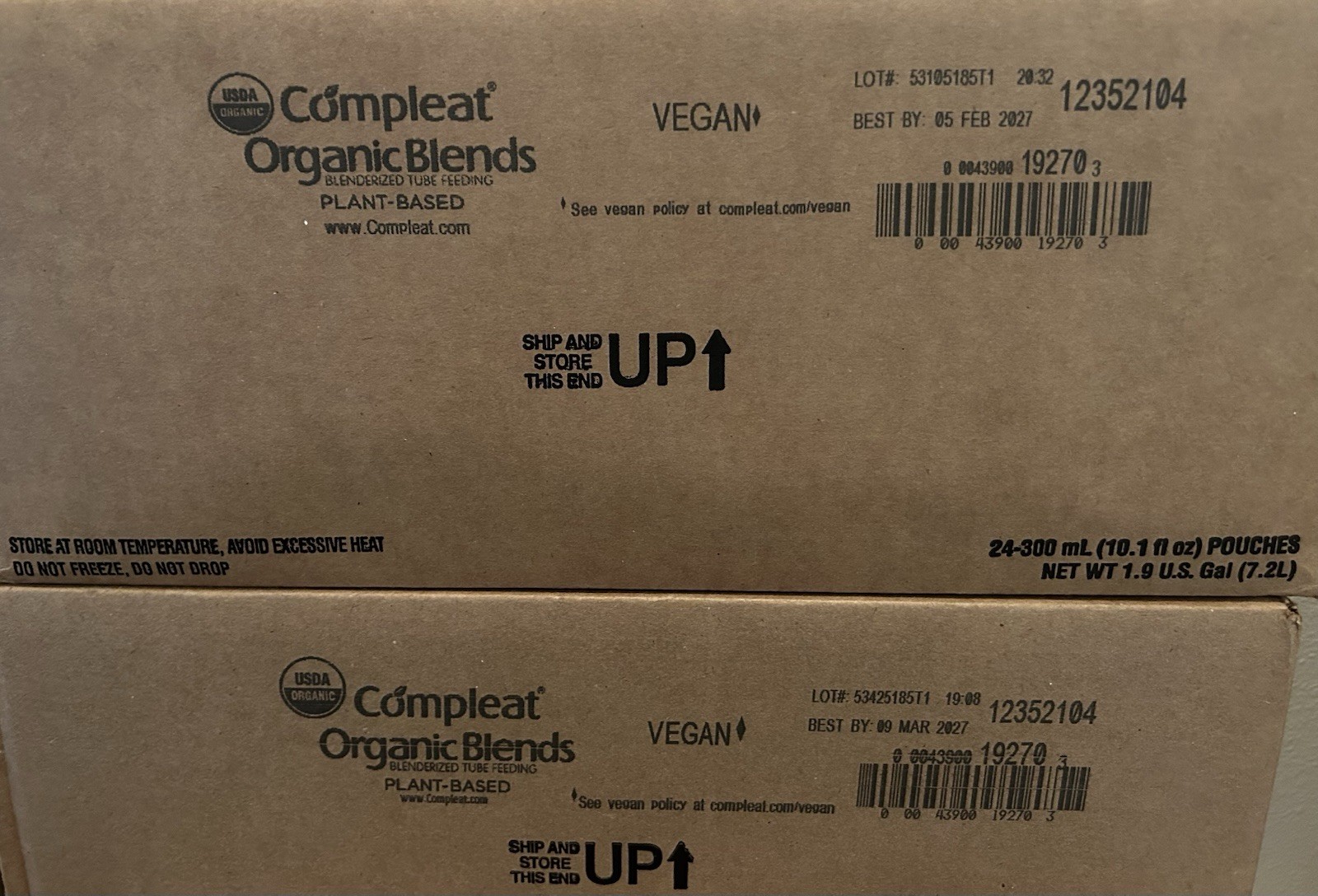 Compleat USDA Organic Vegan Plant-Based Liquid Blend 10.1 fl oz Pouch