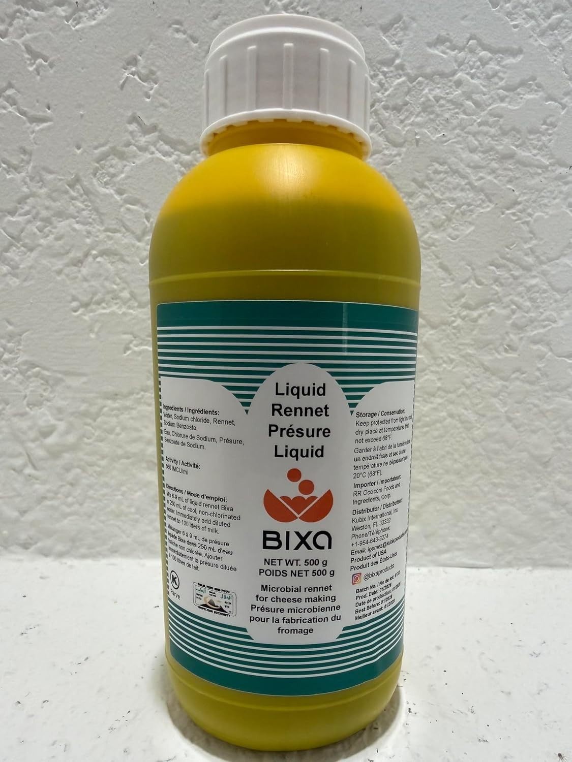 Versatile Liquid Microbial Rennet | Ideal for Home and Commercial Cheese Making