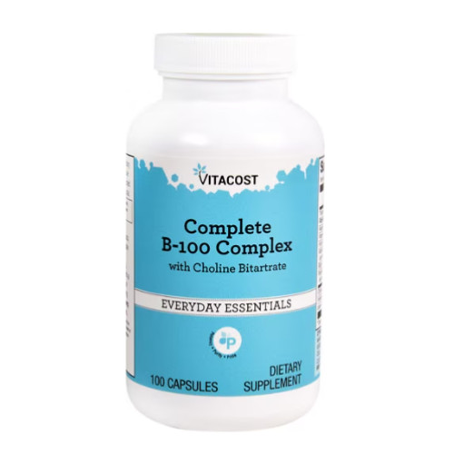 Vitacost Complete B-100 Complex — 100 Capsules 1/2027
