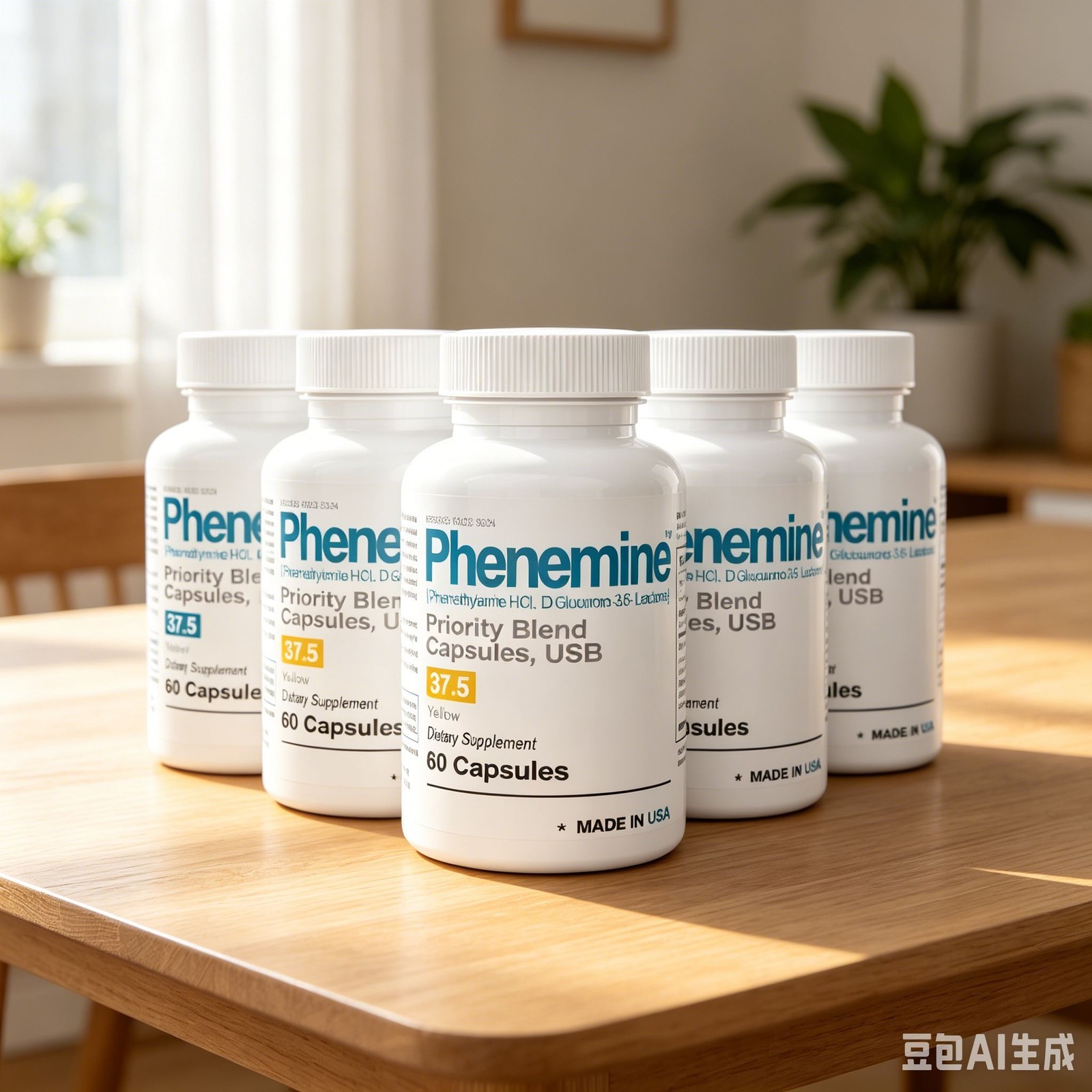 5PCS loss 37.5 Strong burner fat weight Phen capsules