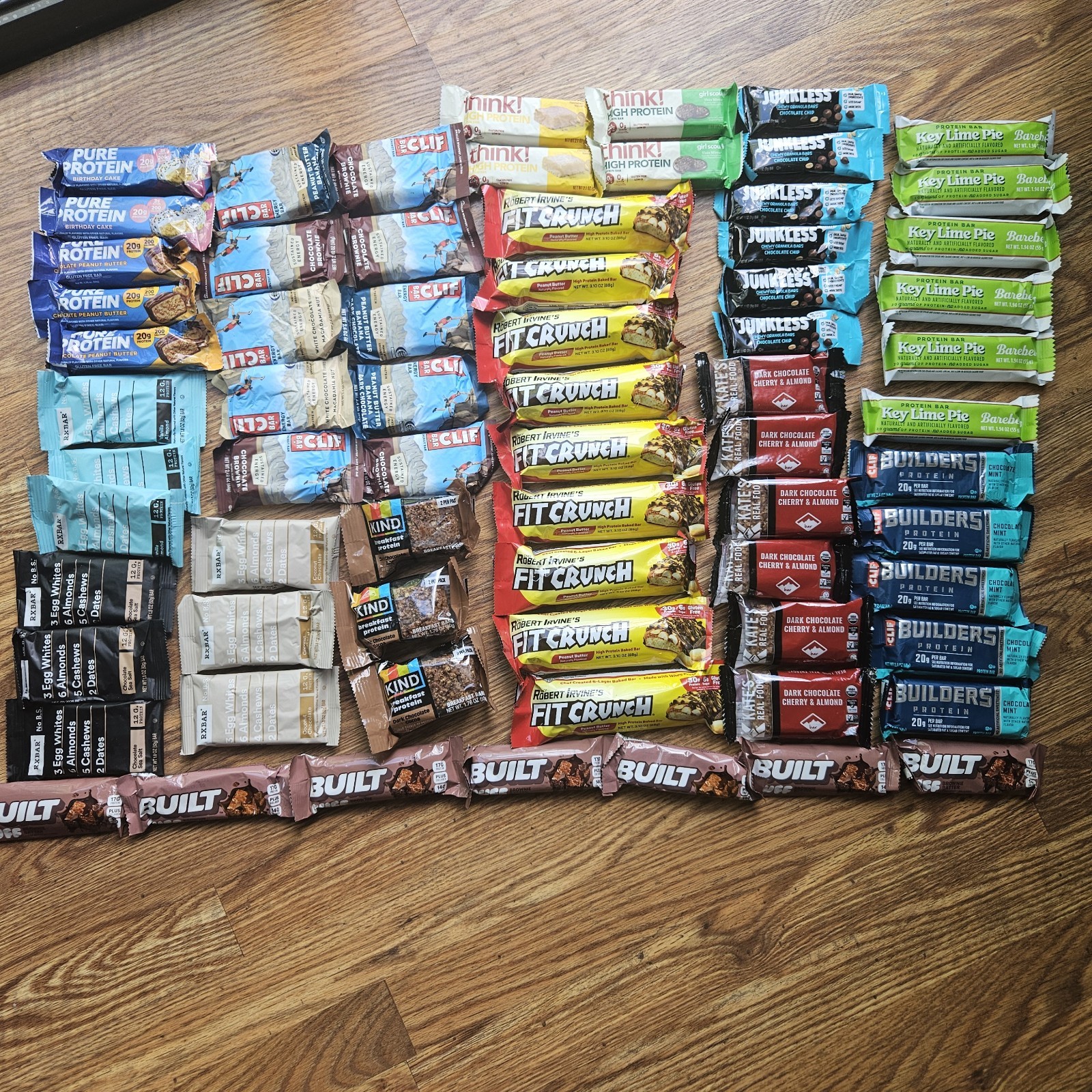 Lot 70 Protein Bars Quest Barebells Kind Built Puff Pure Atkins RX FitCrunch
