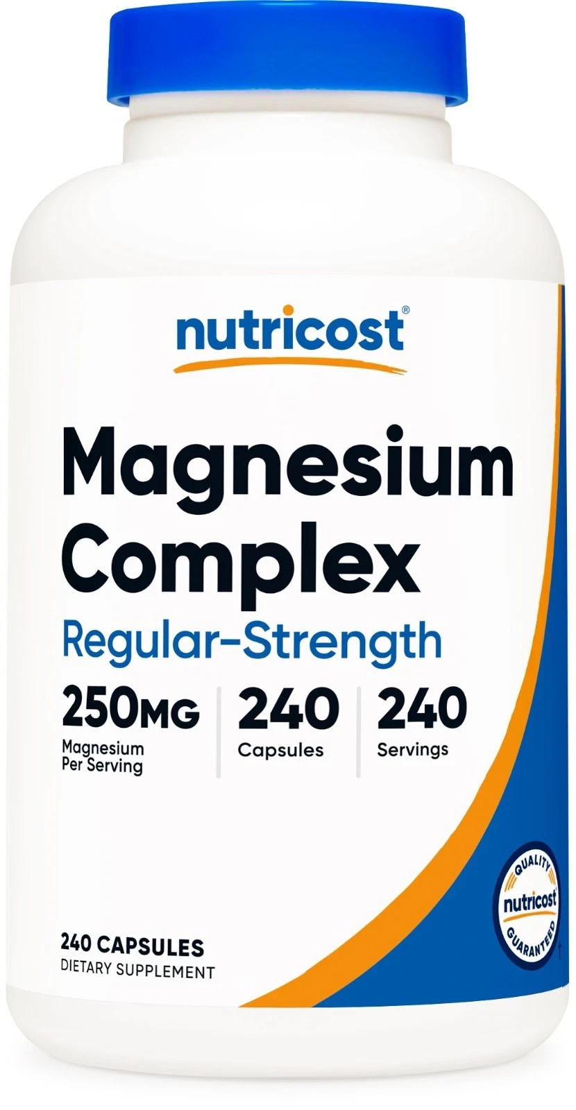 Nutricost Magnesium Complex 250mg, 240 Capsules – Gluten Free and Non-GMO
