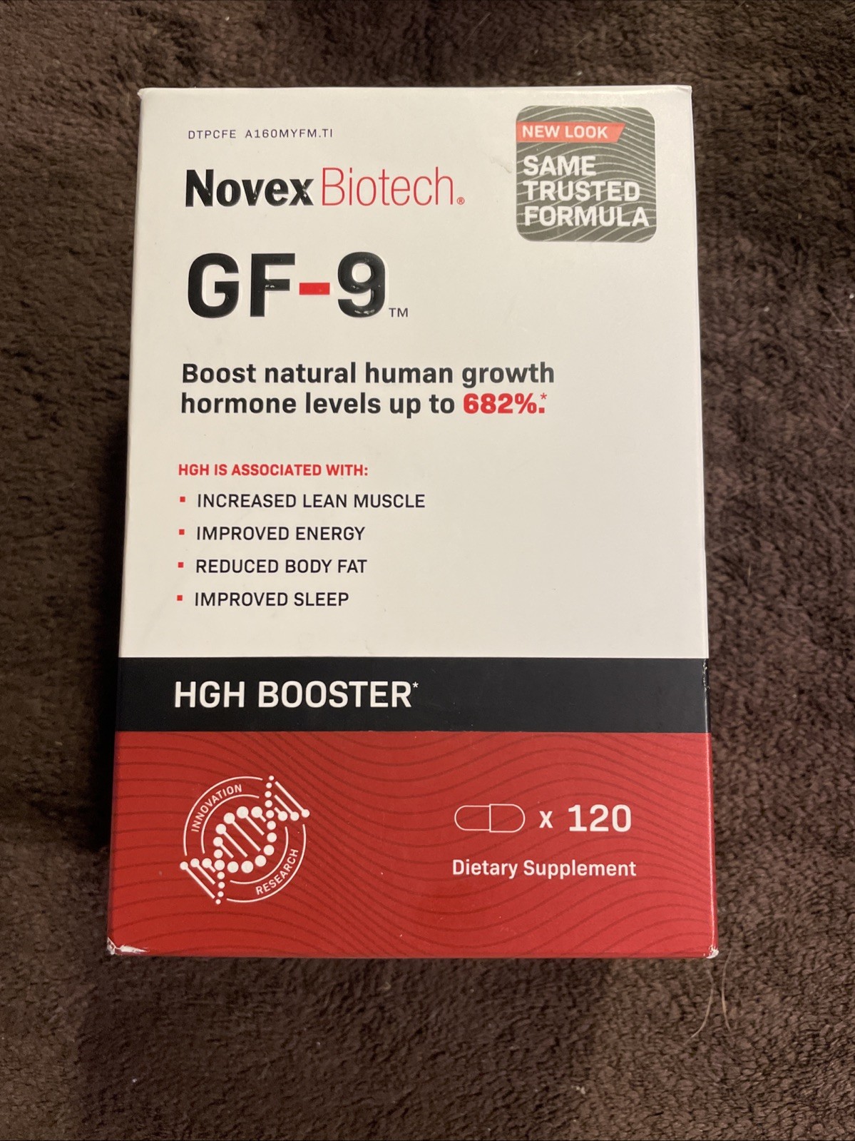 Novex Biotech GF-9 Dietary Supplement – 120 Capsules Exp 04/2026