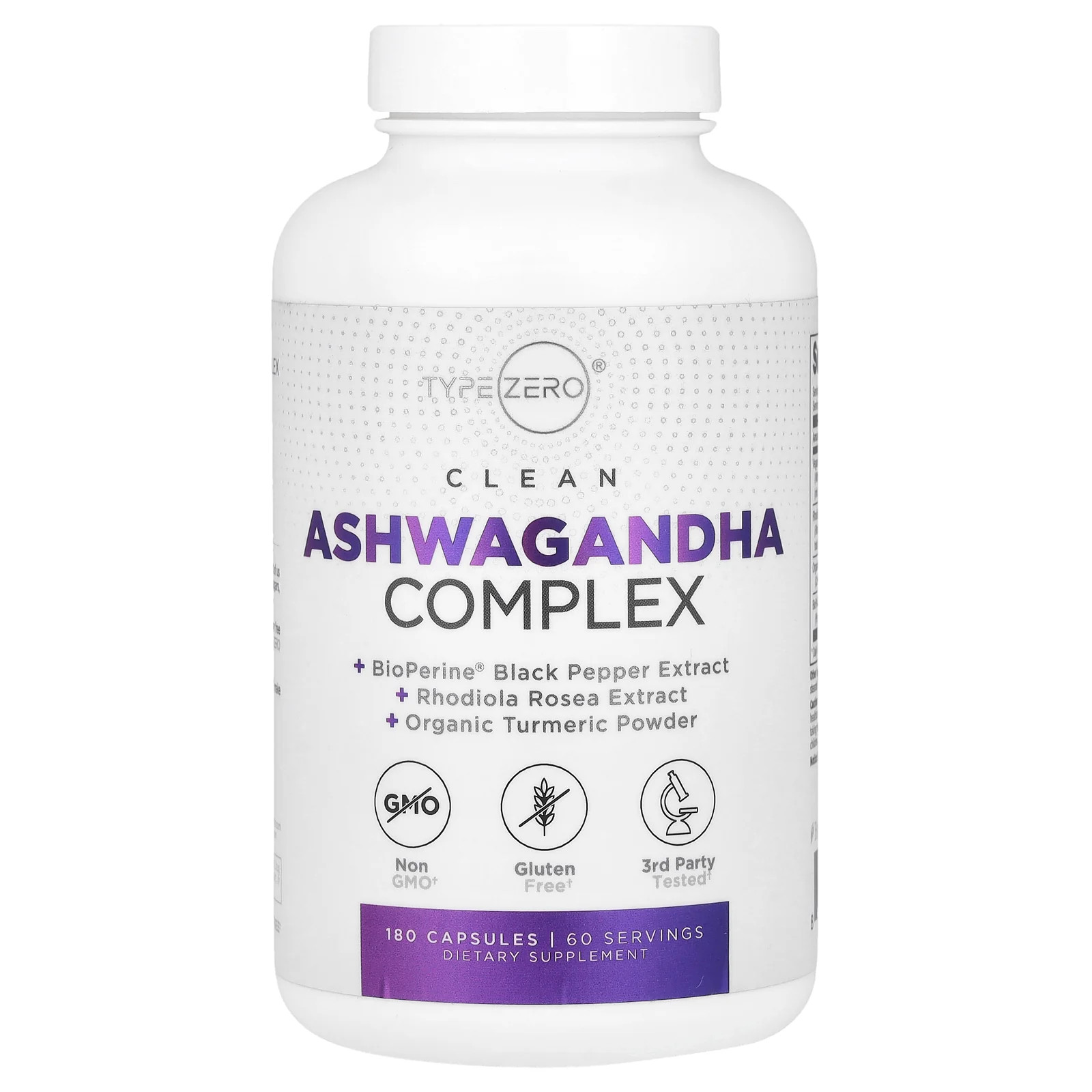 2 X TypeZero, Clean, Ashwagandha Complex, 180 Capsules