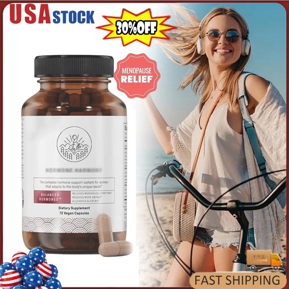 Happy Mammoth Hormone Harmony Natural Hormonal Support for Women 72 Capsules