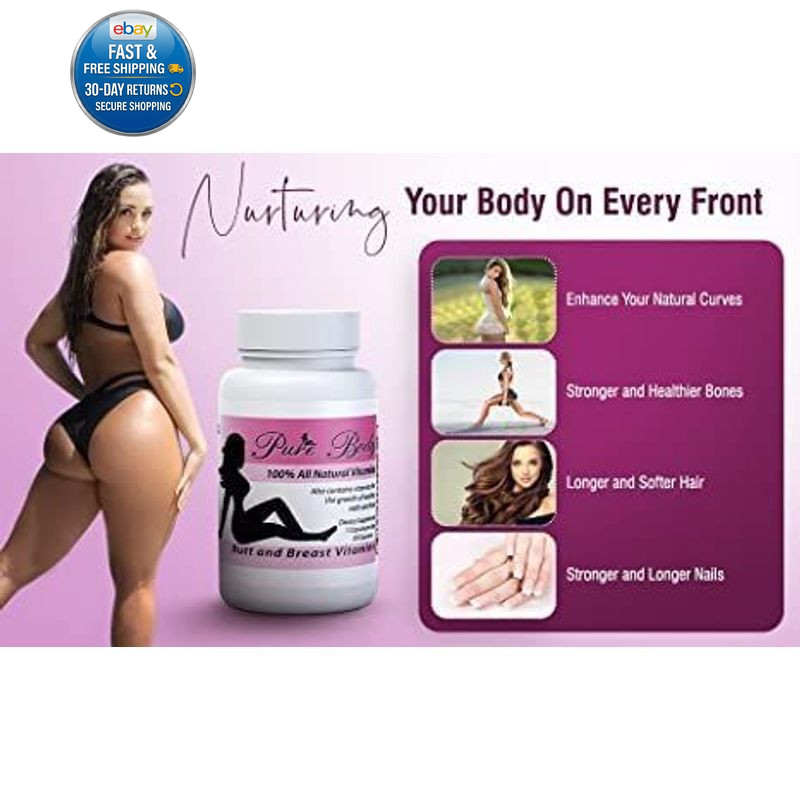 Butt Enhancer and Breast Vitamins – 30 Count (Pack of 1)