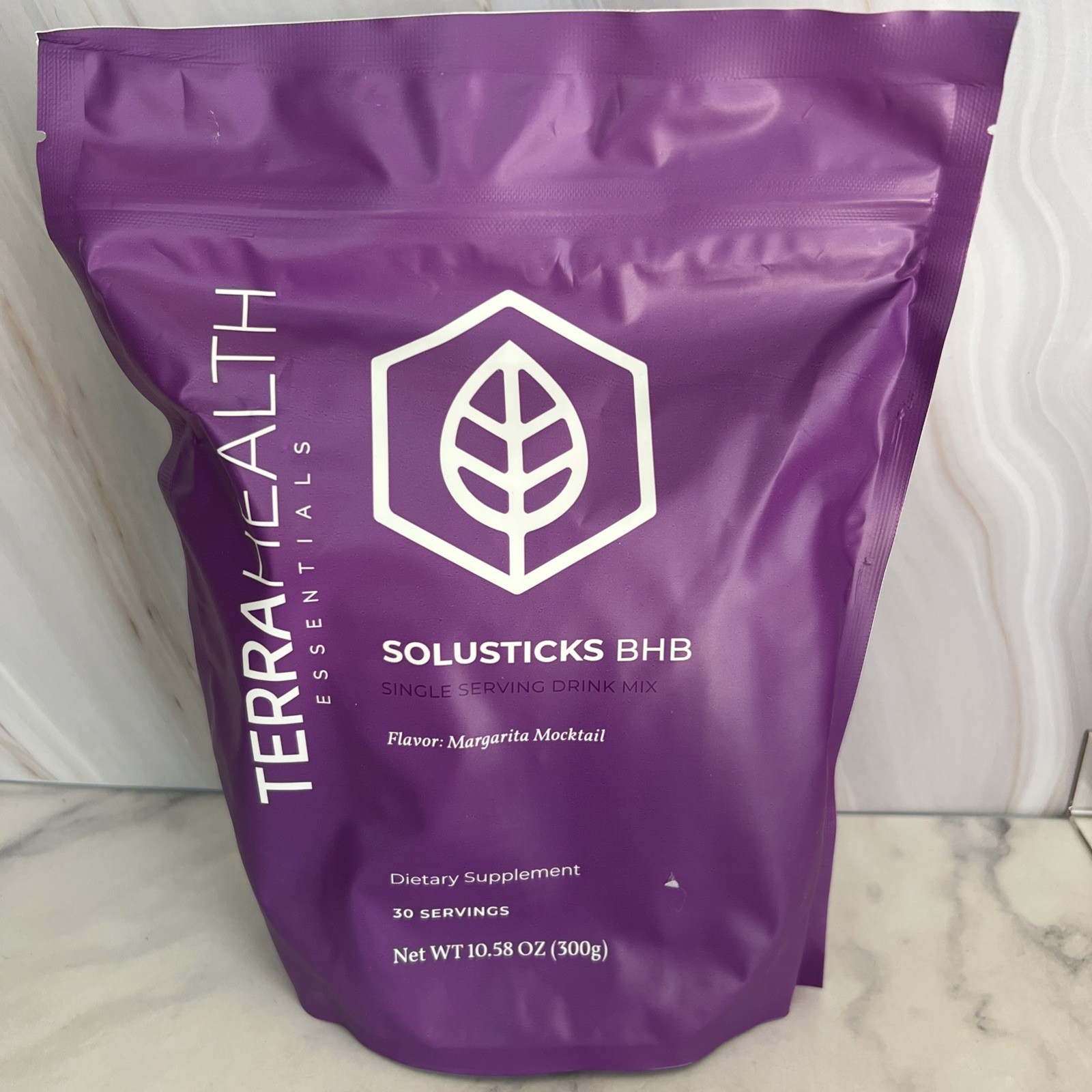 Terra Health Essentials Solusticks BHB Mix Margarita Mocktail 30 10.58 oz