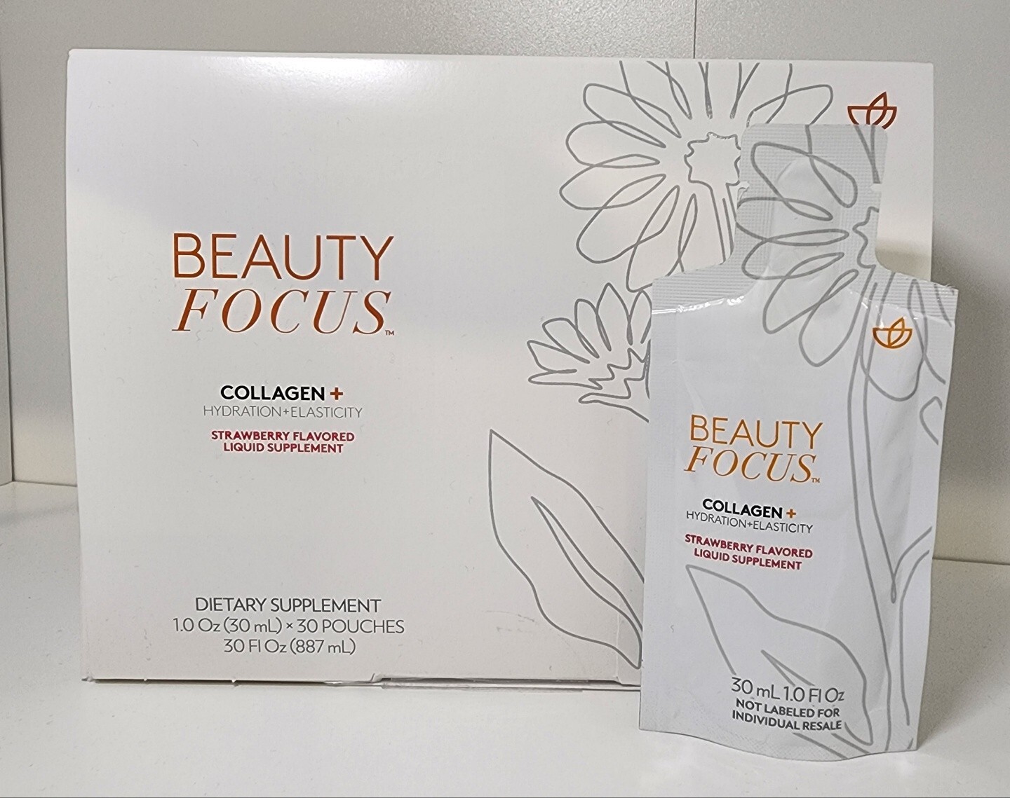 Nu Skin NuSkin Pharmanex Beauty Focus Collagen [STRAWBERRY] Exp 02/26 NEW SEALED
