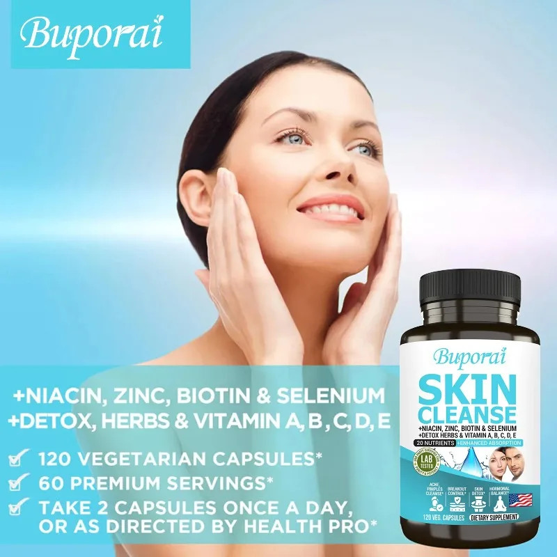 Skin Cleanse 240pcs, Detoxification and Repair, Hormonal Balance, Cell Growth