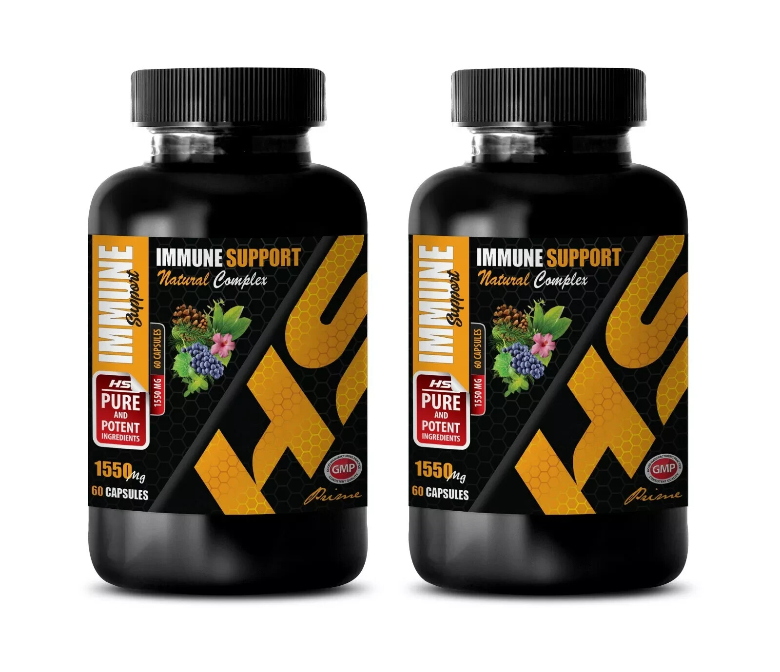 Healthy Habits – IMMUNE SUPPORT – Clean Energy 2 Bottles 120 Capsules
