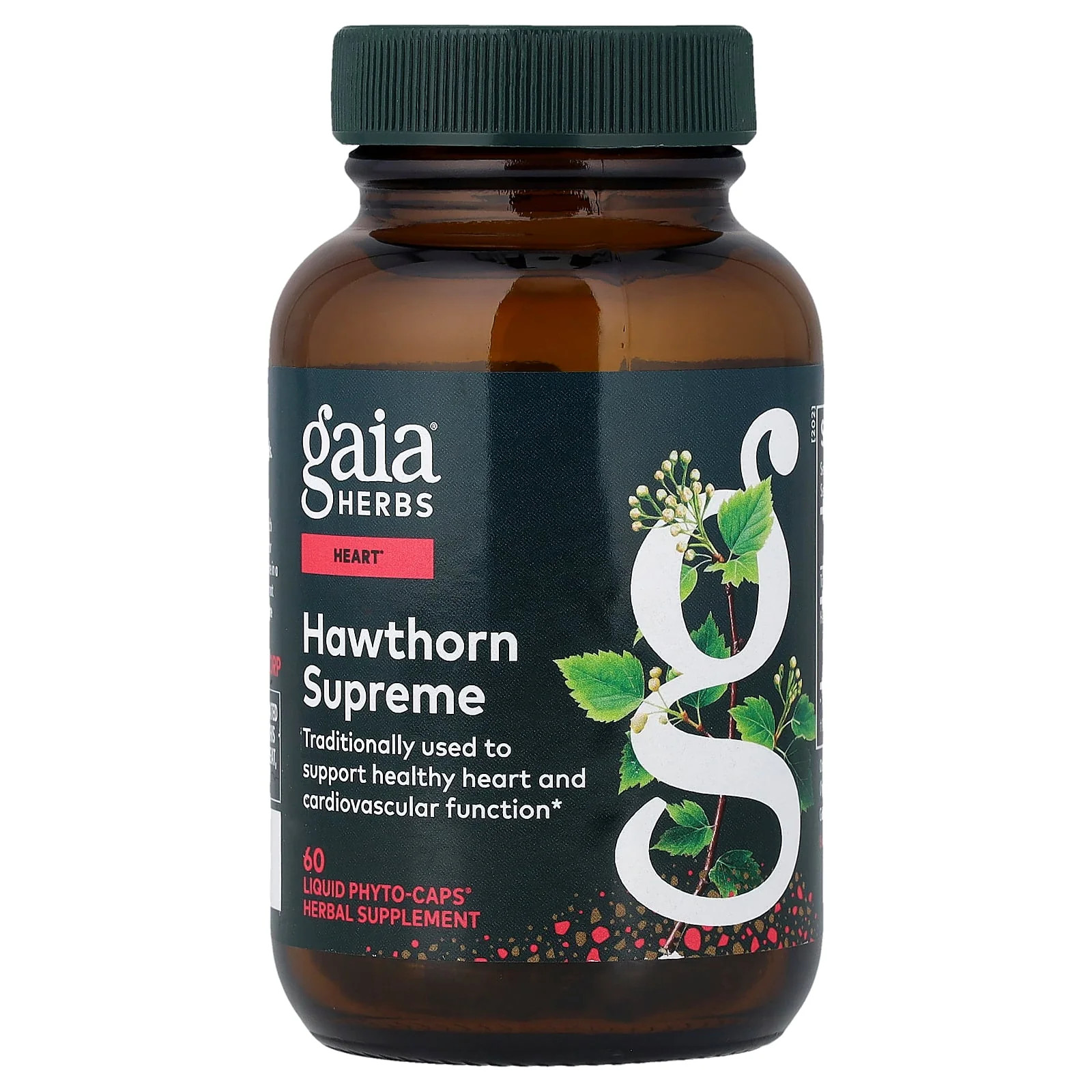2 X Gaia Herbs, Hawthorn Supreme, 60 Vegan Liquid Phyto-Caps�