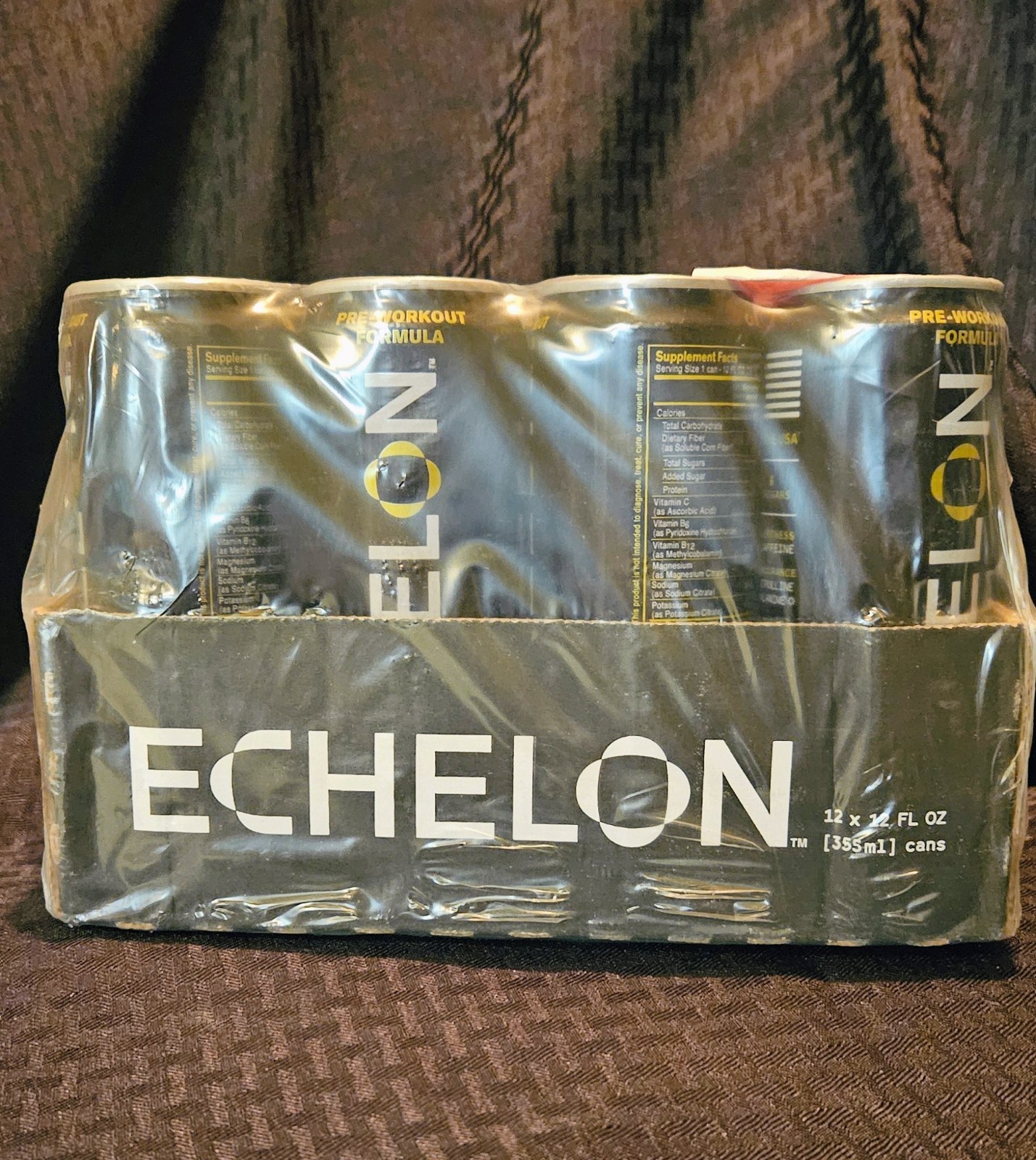 Echelon Pre Workout Formula Yuzu Cayenne 12- 12 Oz Cans