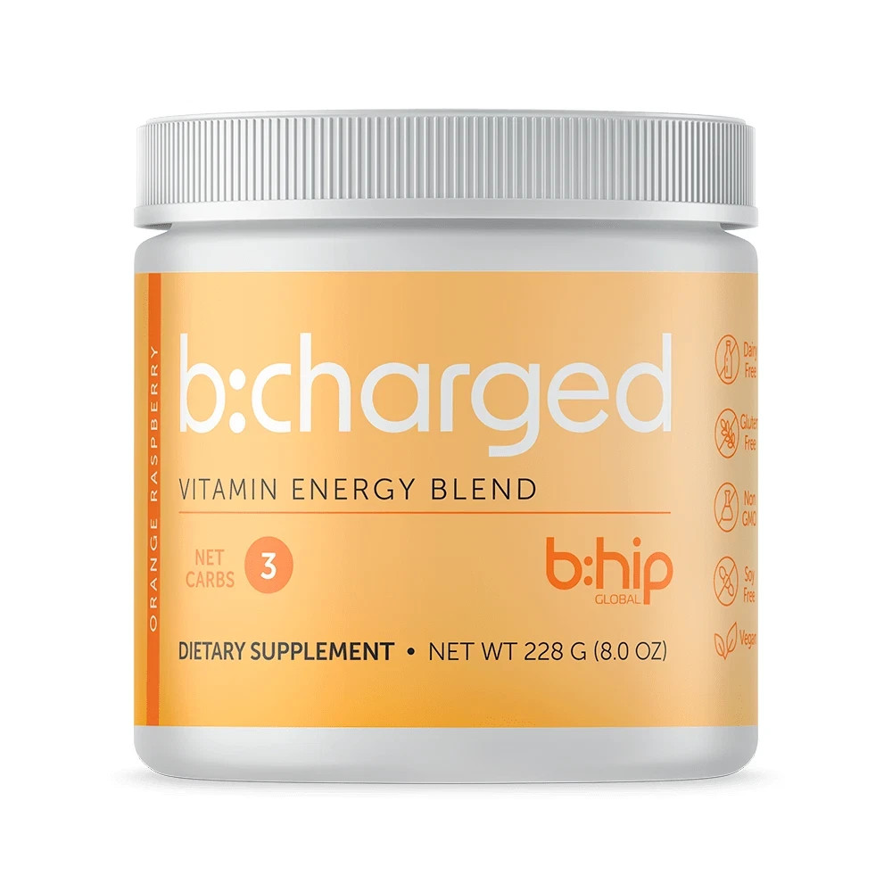 BHIP Focus Energy Drink Powder – Vitamins + Caffeine + Adaptogens | 30 Servings
