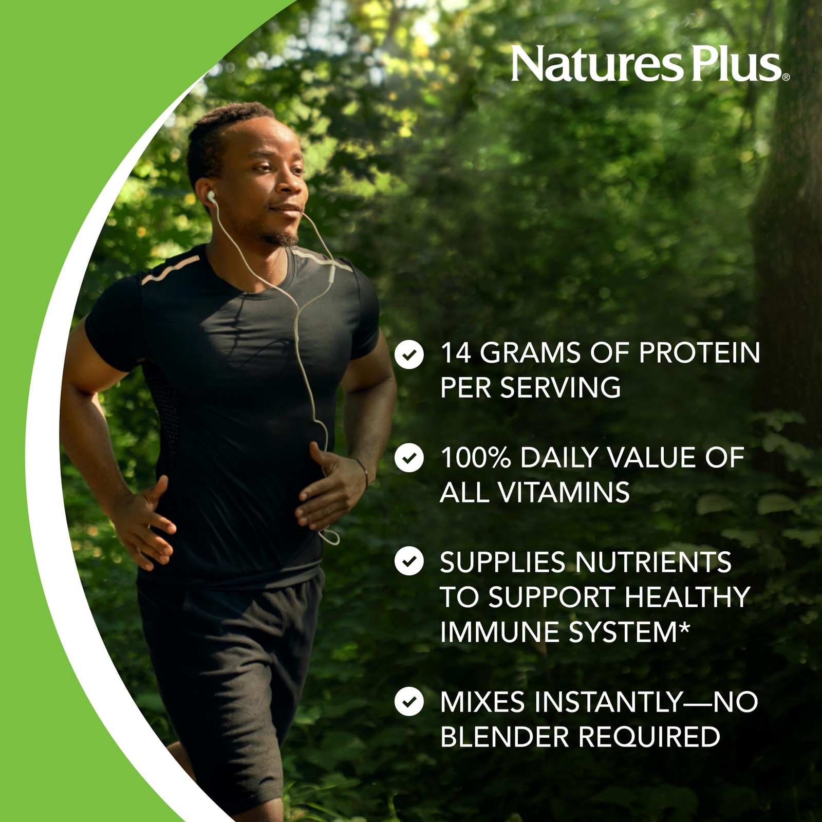 NaturesPlus SPIRU-TEIN, Chocolate – 1.05 lb – Pound (Pack of 1)