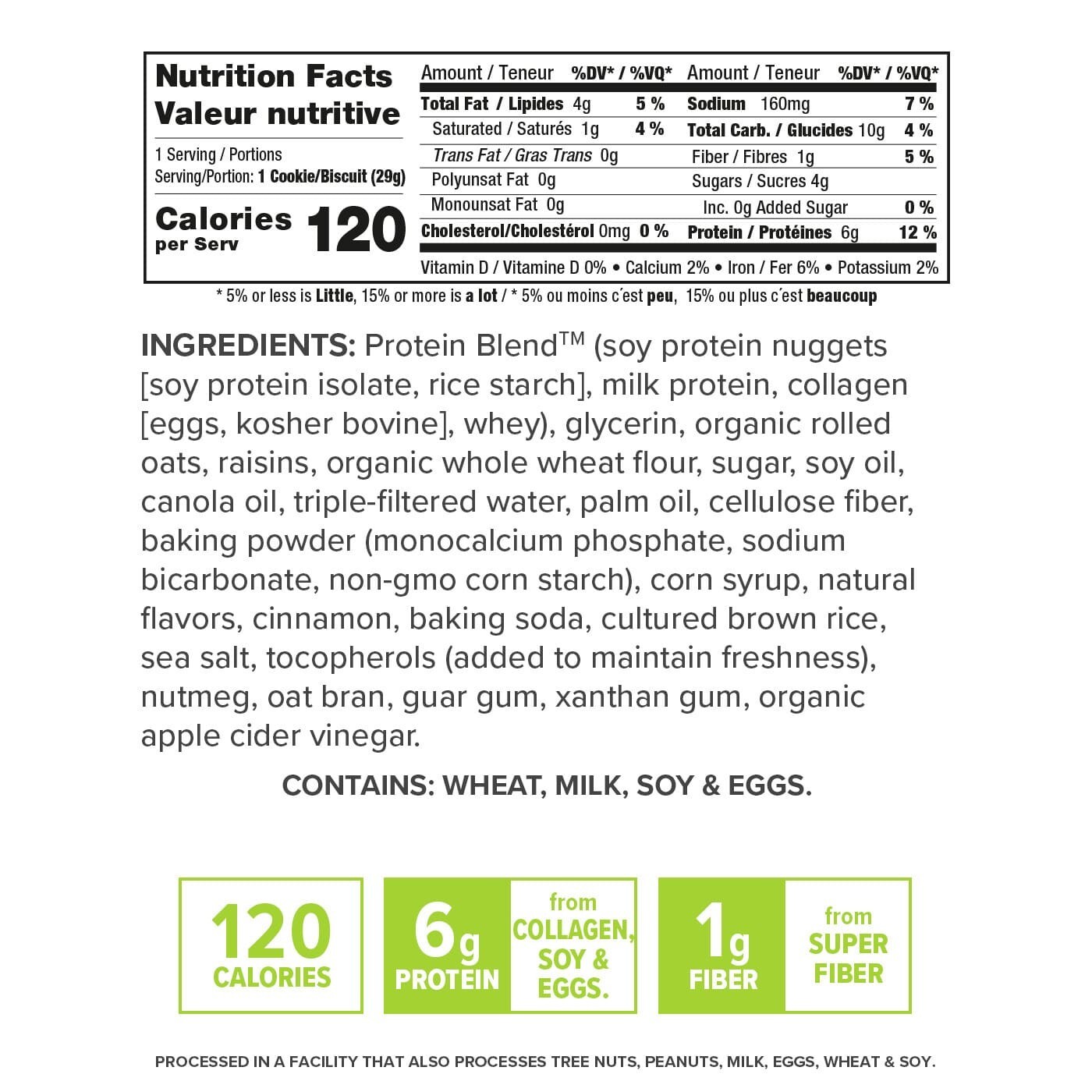 Smart for Life Oatmeal Raisin Diet Cookies, 2 Week Meal Replacement – Pack of 14
