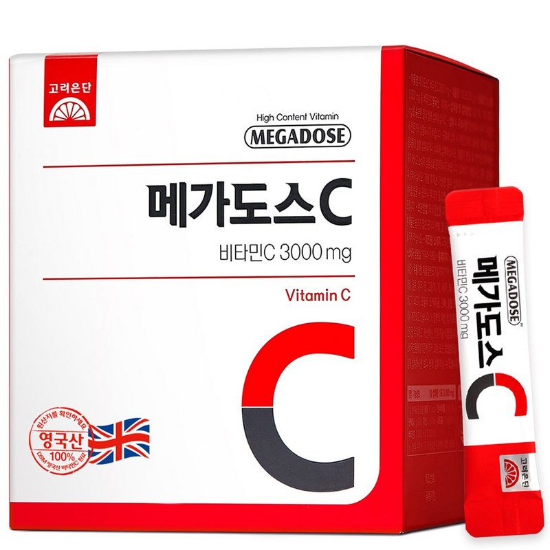 Megadose C Vitamin C 3000mg, 60 sticks, 180g, 1box