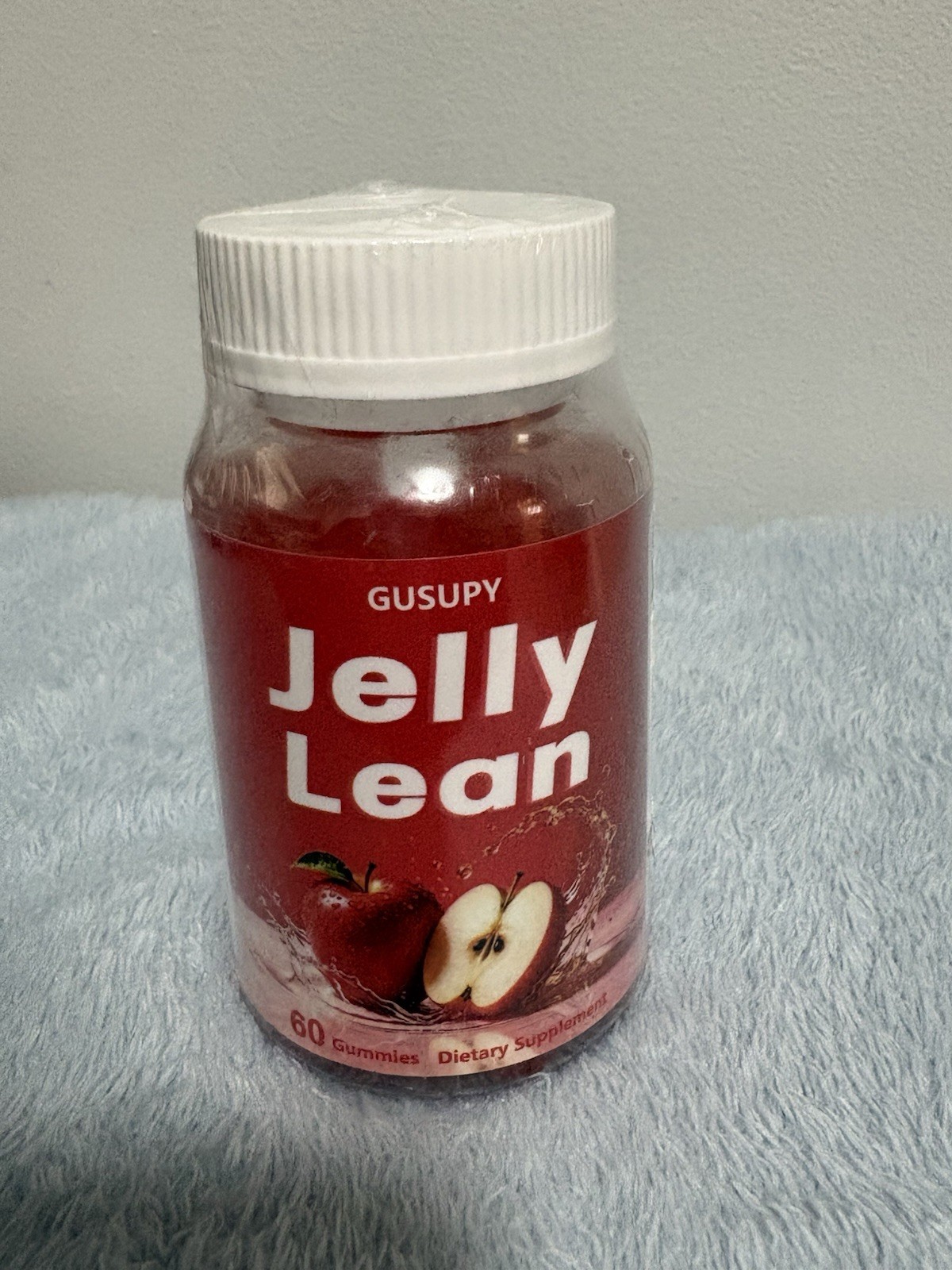 GUSUPY Jelly Lean Apple Flavor Supplement Gummy Gummies, 60 Count
